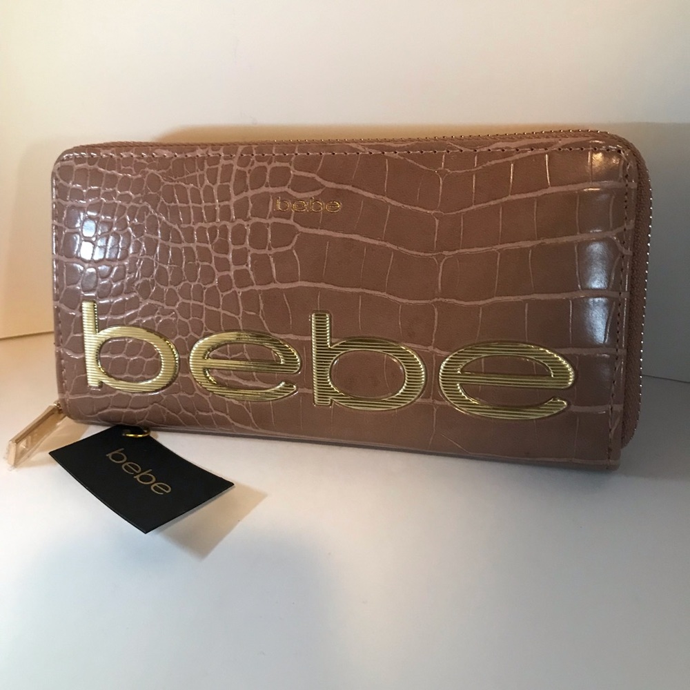 Bebe Fabiola Stamped Continental Wallet